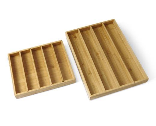 Huntington Home 
 Bamboo Kitchen Drawer Organizer