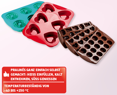 CROFTON(R) Silikon-Mini-Backformen-Set, 2-/3-teilig