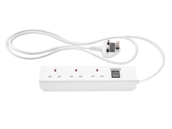 3 Socket Extension Lead