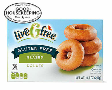 liveGfree Chocolate or Glazed Gluten Free Donuts