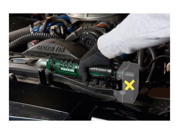 Parkside 20V Cordless Right Angle Impact Wrench - Bare Unit