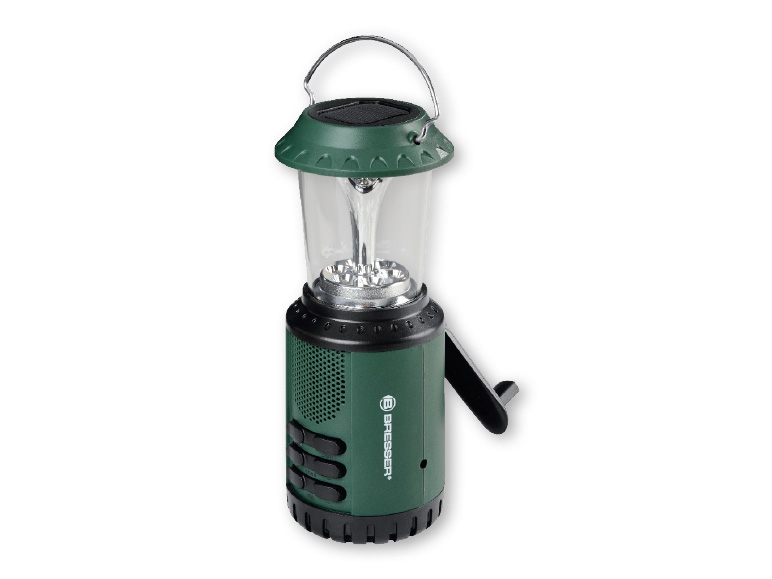 BRESSER Solar Camping Light with Radio
