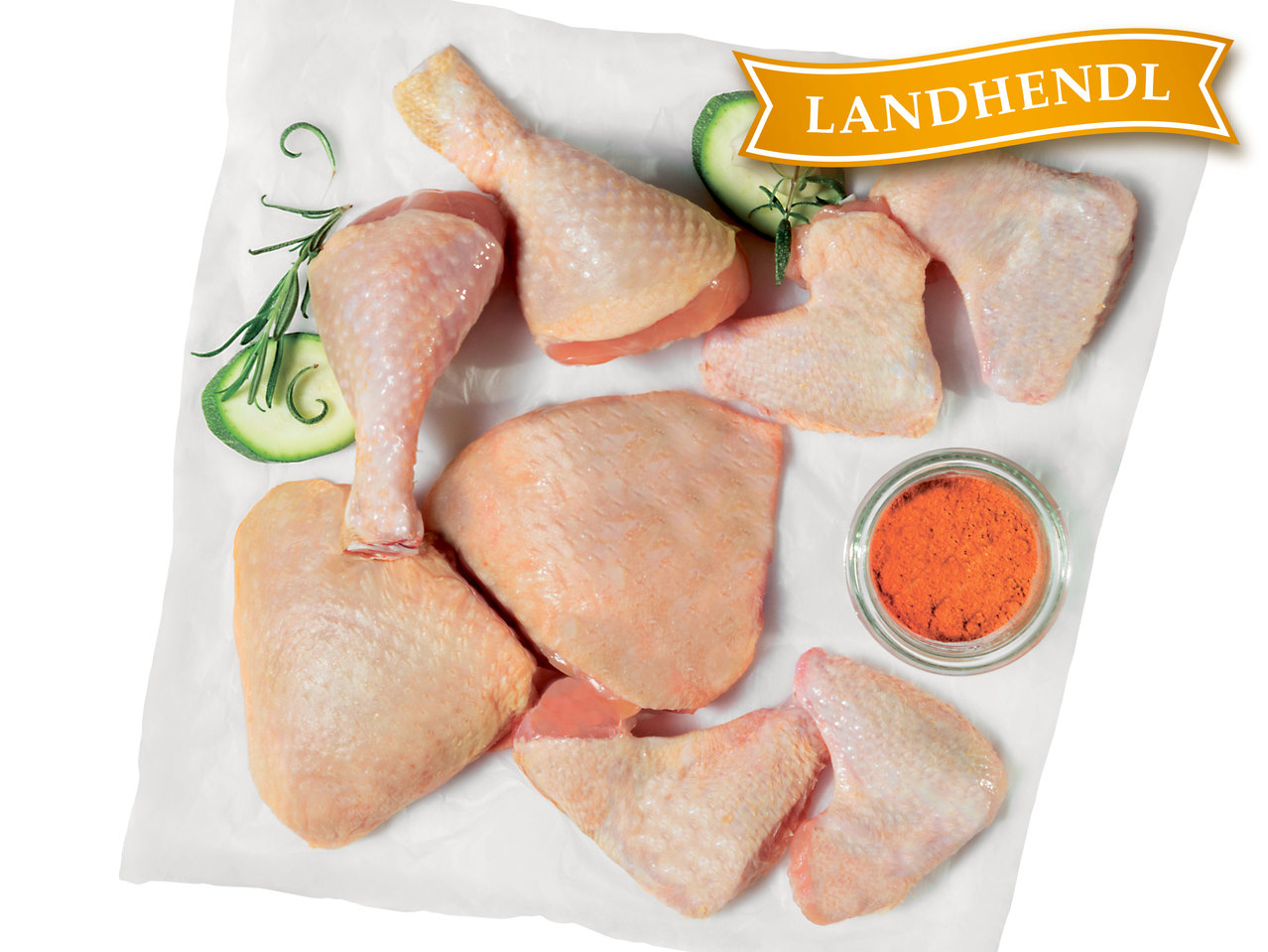 LANDHENDL Frische österreichische Hendl-Grillplatte