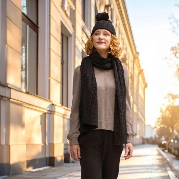 UP2Fashion(R) 				Schal und Mütze