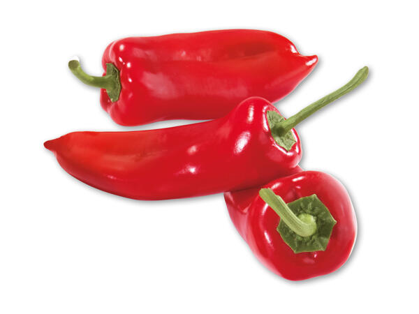 Rød snackpeber