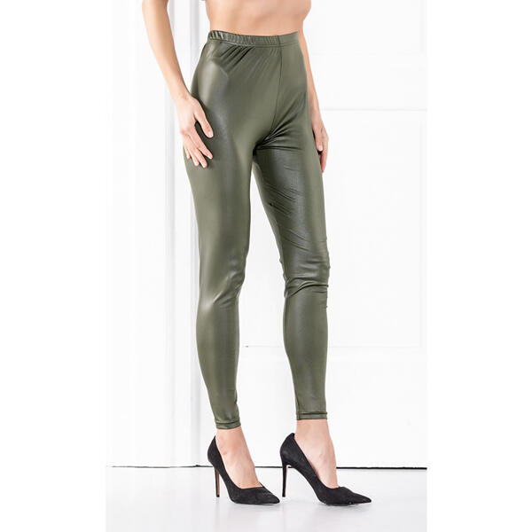 Lederoptik-Leggings "High Reflective"