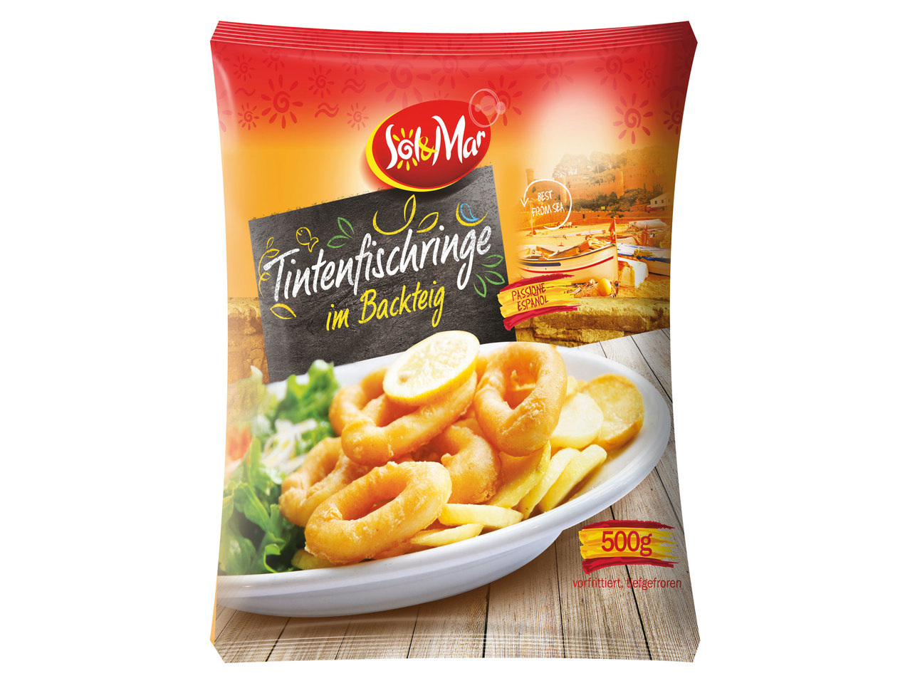 SOL & MAR Tintenfischringe im Backteig