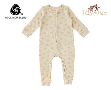 Merino Wool Blend Infant Coverall