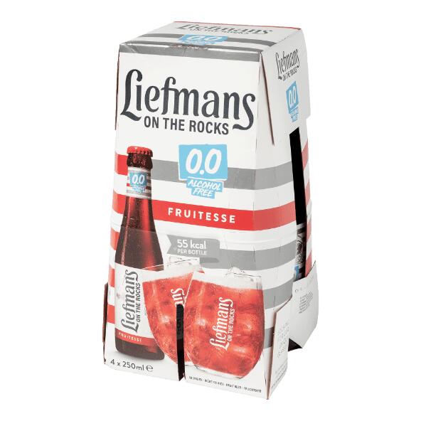 LIEFMANS(R) 				Liefmans fruitesse 0,0 %, 4 pcs