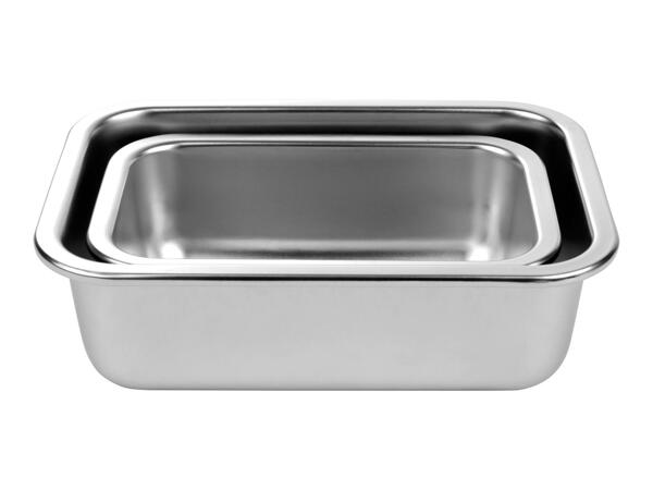 Livarno Home Rectangle Food Storage Container Set - Set of 2