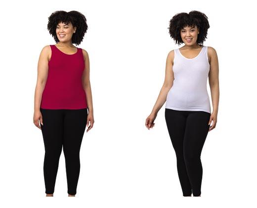 Serra 
 Ladies' 2-Pack Reversible Tank Tops