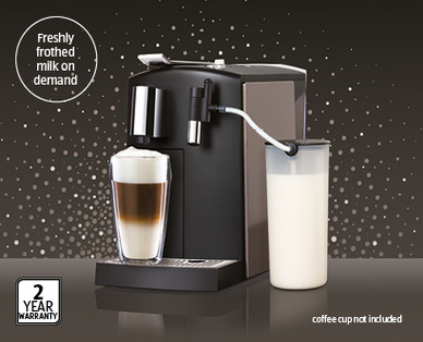 EXPRESSI LATESSA COFFEE CAPSULE MACHINE WITH INTEGRATED MILK FROTHER