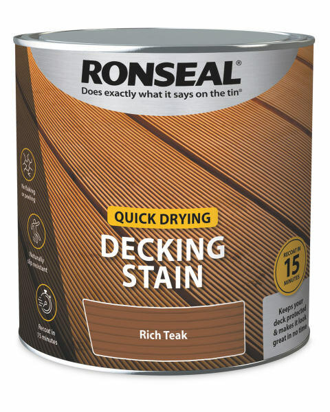 Ronseal Rich Teak Decking Stain