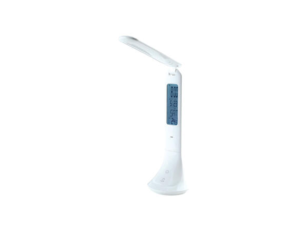 LED Desk Lamp with Clock