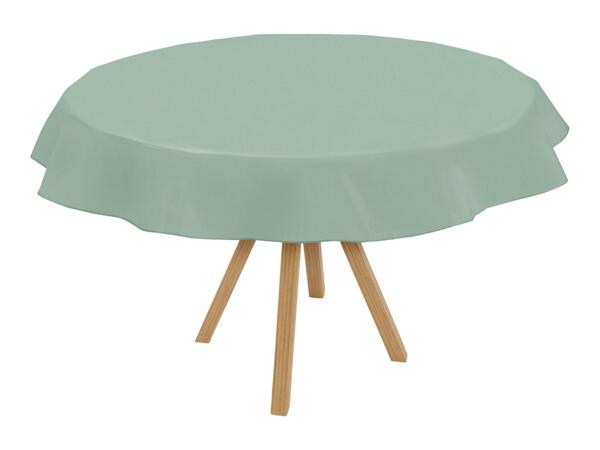 Livarno Home Round Vinyl Tablecloth - Green