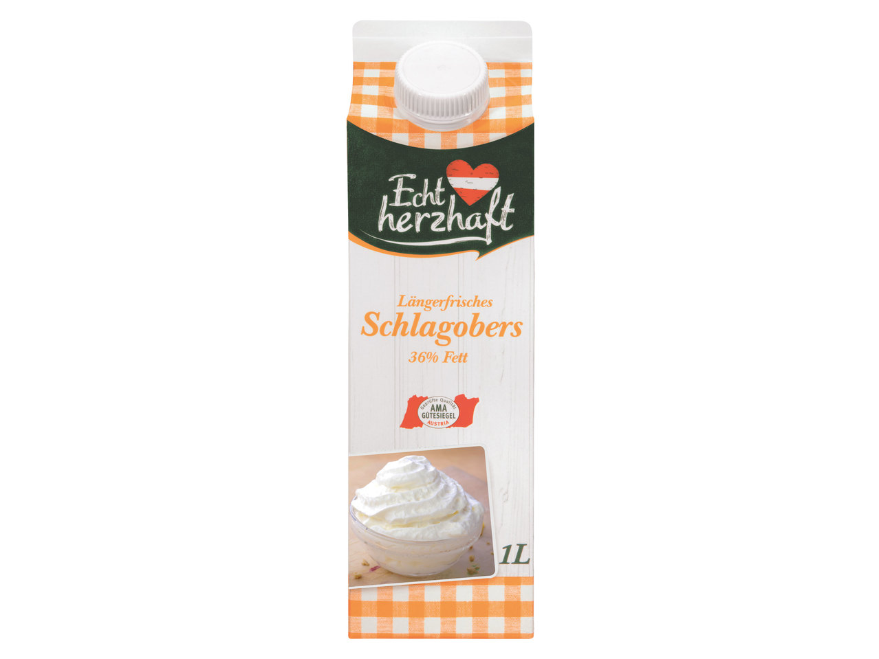 ECHT HERZHAFT Längerfrisches Schlagobers