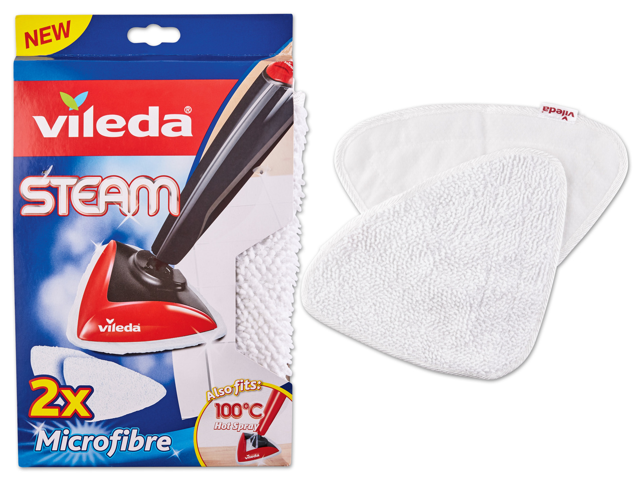 VILEDA(R) Dampfmopp Ersatzbezüge, 2 Stück