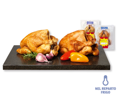Pollo nel sacchetto da forno alla paprica/all'aglio