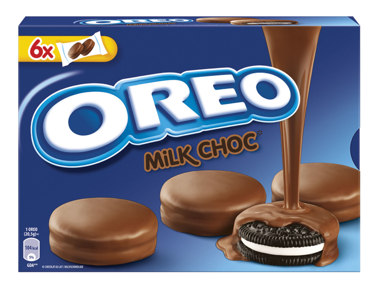 White of milk choc