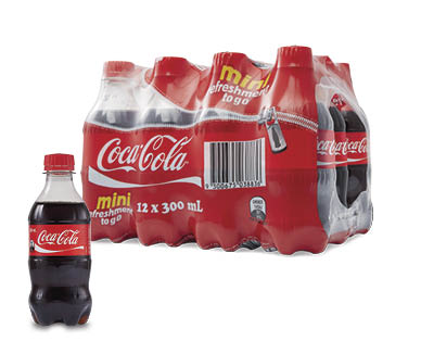 Coke or Coke Zero 300ml Bottle 12pk