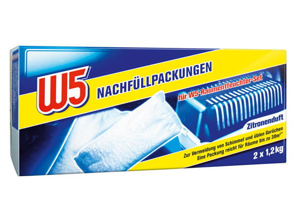W5 Raumentfeuchter Nachfüllpackungen