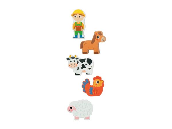 Playtive Portable Doll's House - 7 piece set