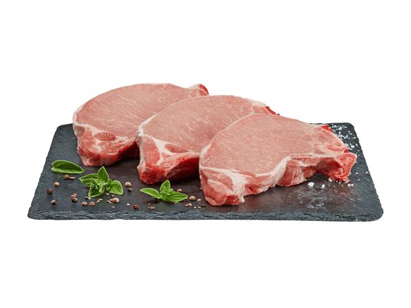 Côtelettes de porc maigres
