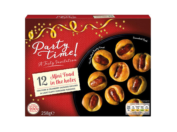 Partytime Mini Toad in the Holes