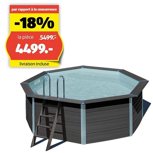 GRE Kit piscine Composit Pool, octogonale