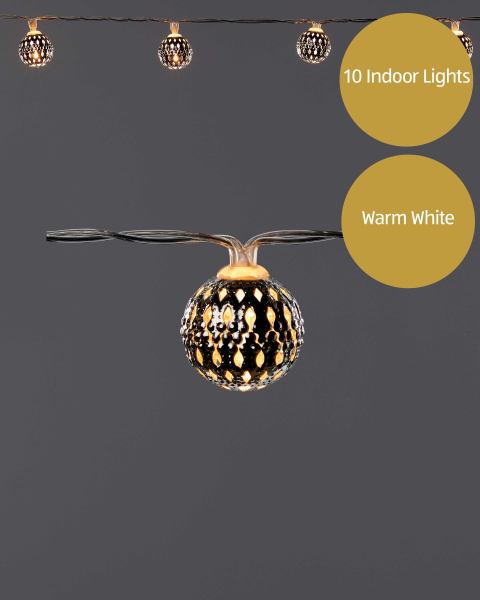 Baubles Garland Lights