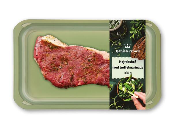MEAT GROUP/​DANISH CROWN Skæve møre bøffer eller højrebsbøf