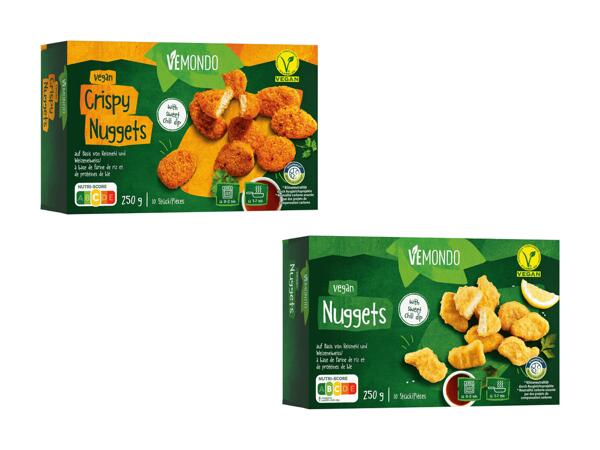 Nuggets végans avec sauce
