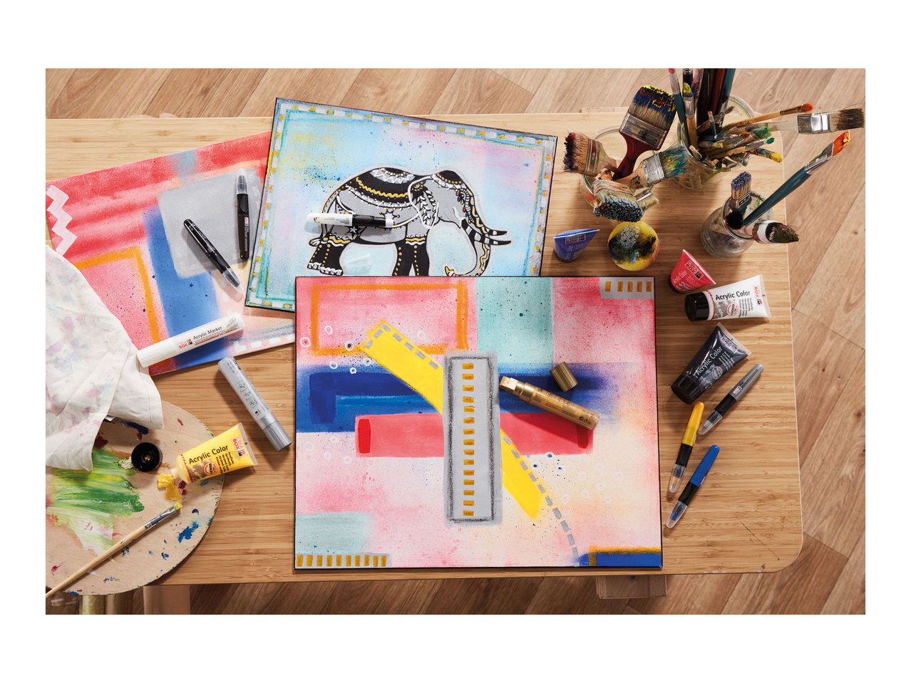 Creabox Acrylic Paint Set1