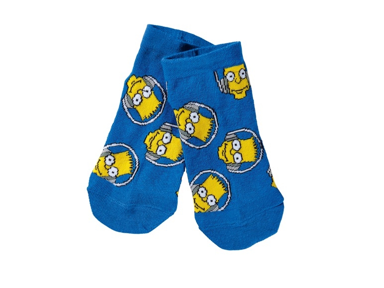 Boys' Socks "Batman v Superman, Ninja Turtles, Angry Birds, Simpsons"