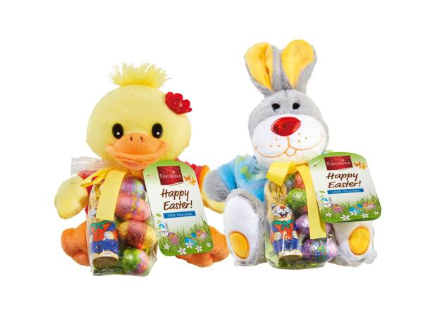 Talking Soft Toy with Chocolate