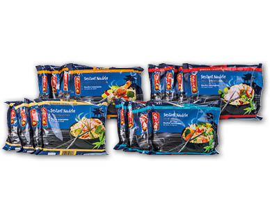 Piatti asiatici istantanei a base di noodles