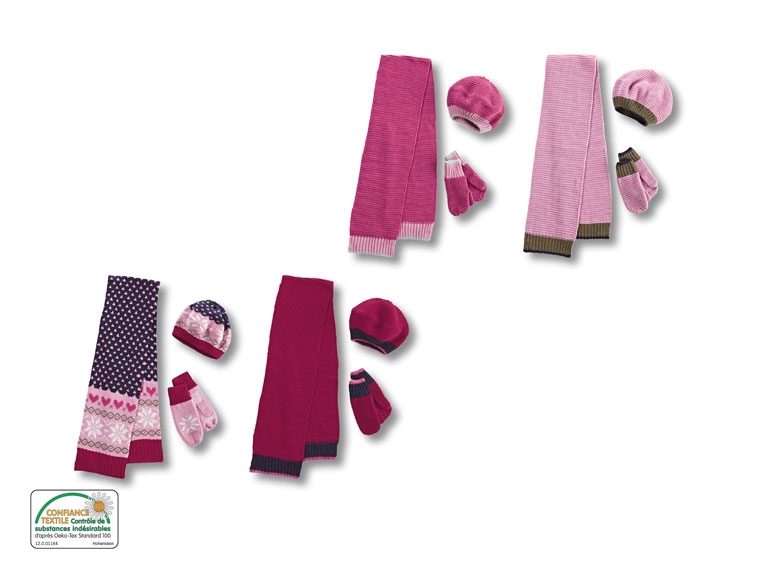 Set d'accessoires hiver, 3 pièces