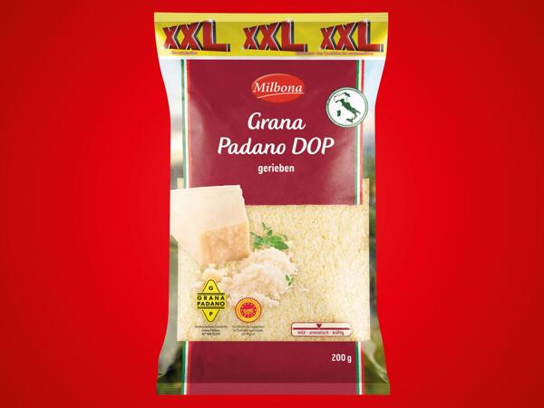 Grana Padano DOP gerieben