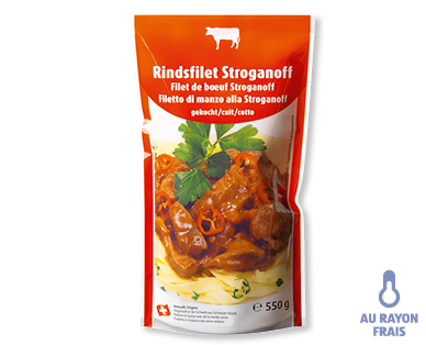 Filet de bœuf Stroganoff