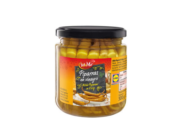 Peperoni i vinäger