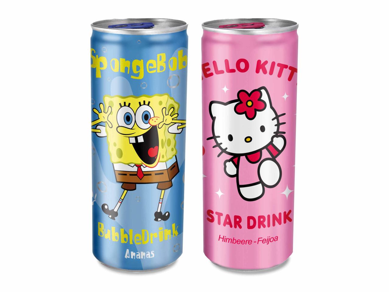Boisson rafraîchissante SpongeBob/ Hello Kitty