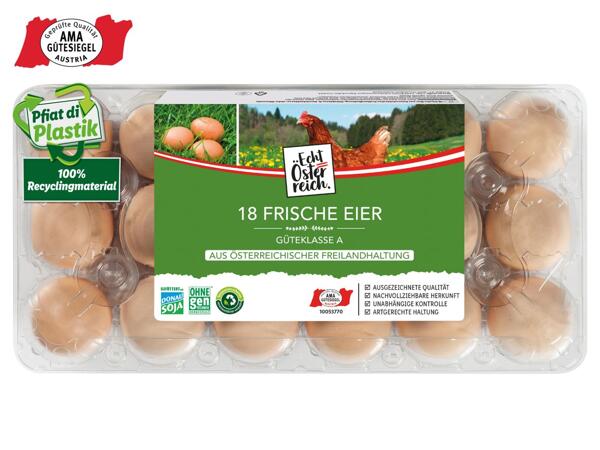 Eier aus Freilandhaltung