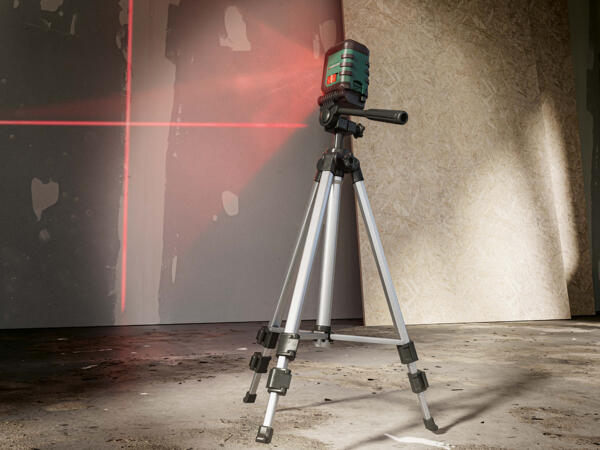 Niveau laser en croix avec trépied