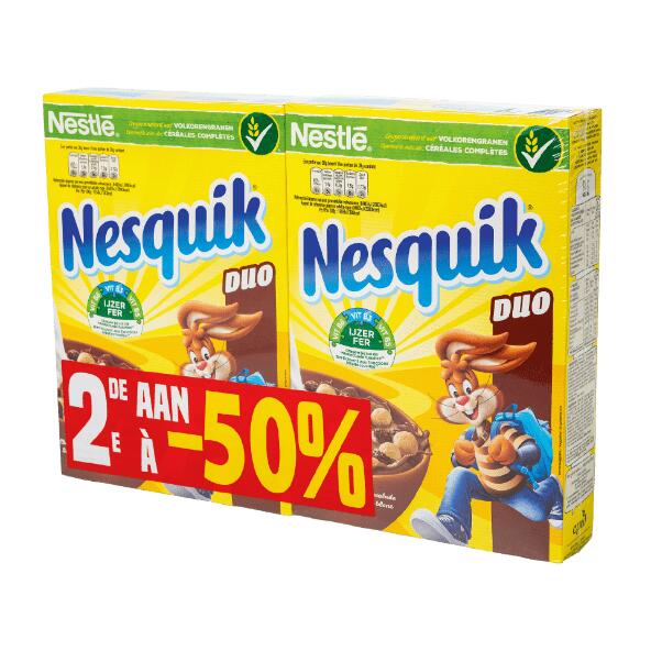 Ontbijtgranen Nesquik, 2 st.