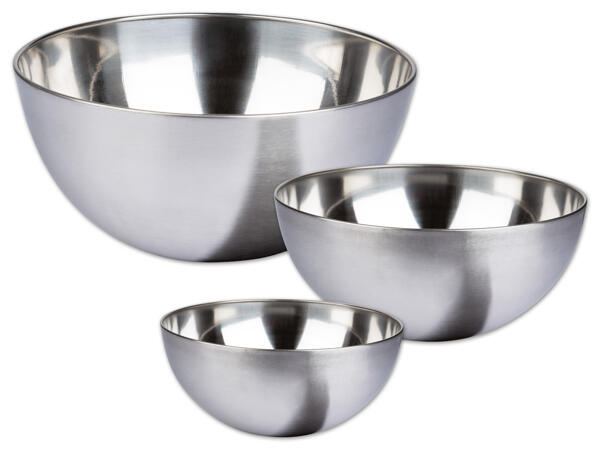 Edelstahl-Schüssel-Set, 3-teilig