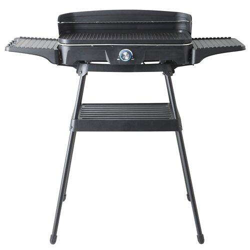 NOUVEL Barbecue elettrico "Quadrato", 2200 W, nero