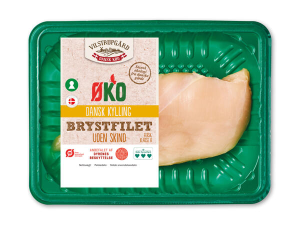 Dansk økologisk kyllingebrystfilet