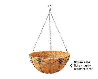 Hanging Basket with Liner or Basket Liners 2pk