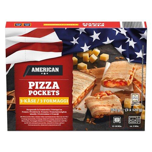 AMERICAN Pizza Pockets, 3-Cheese