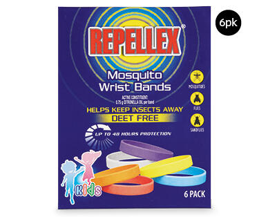 Mosquito Wrist Bands 6pk